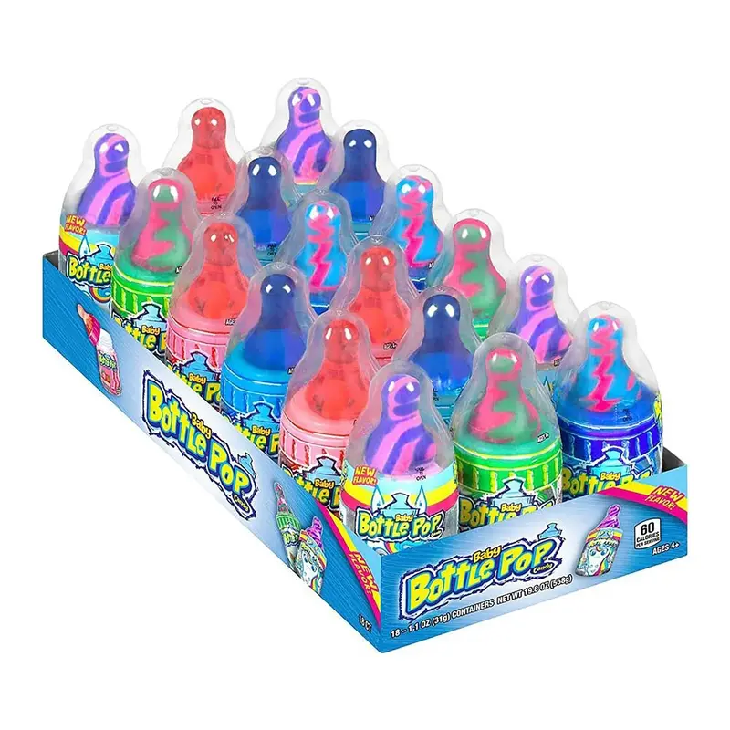 Bazooka Baby Bottle Pop Party Pack | 18ct, Box