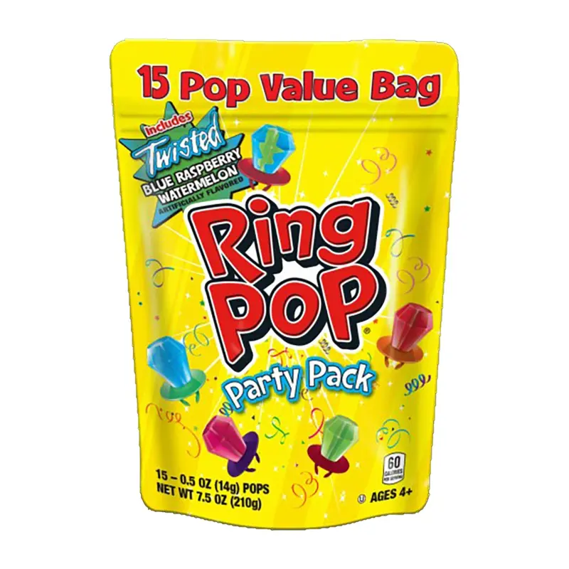 Bazooka Ring Pop Ring Pops Bag | 15ct, Bag