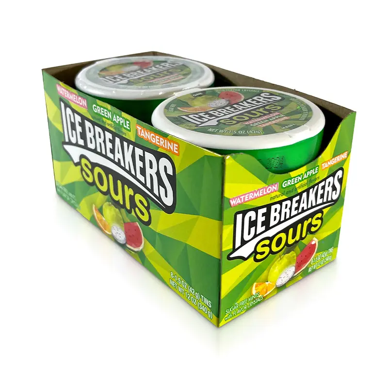 Hershey Ice Breaker Mints Sours | 8ct, Box