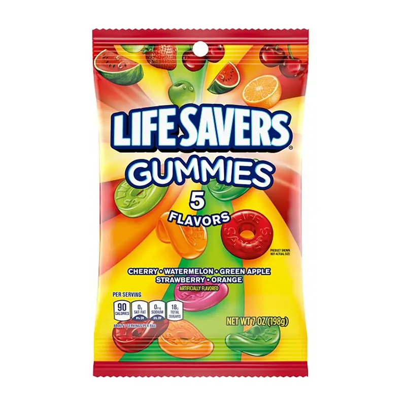 Lifesavers Gummy 5 Flavor | 7oz, 12ct, Case