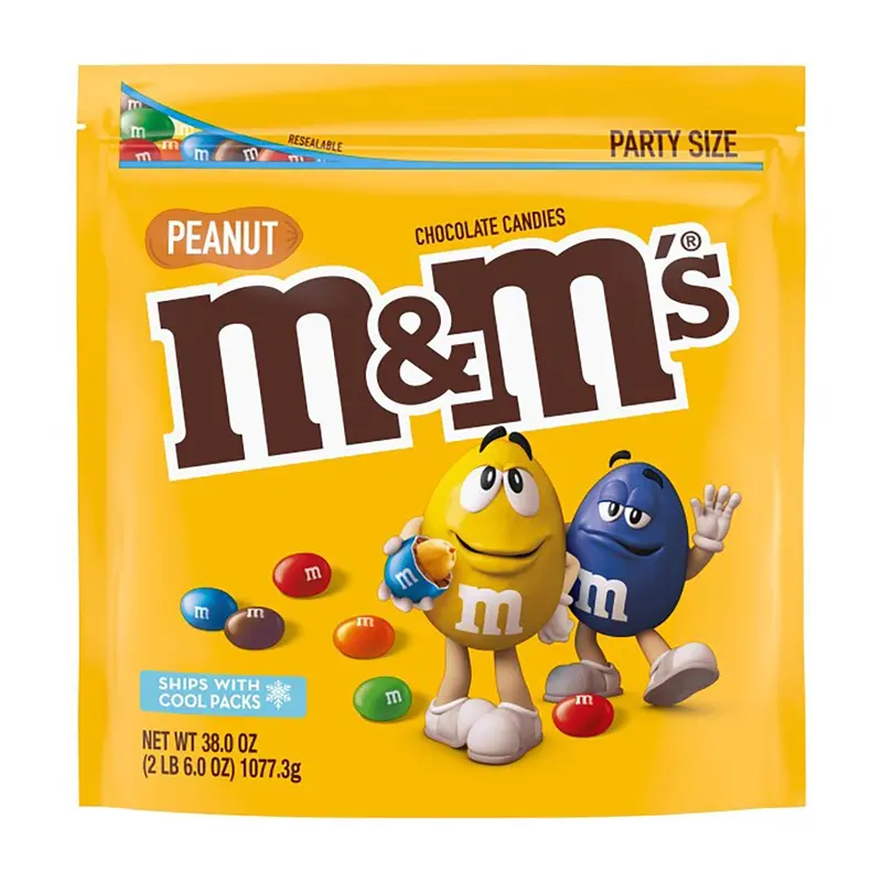 M&M's Peanut Stand Up Bag | 38oz, Bag
