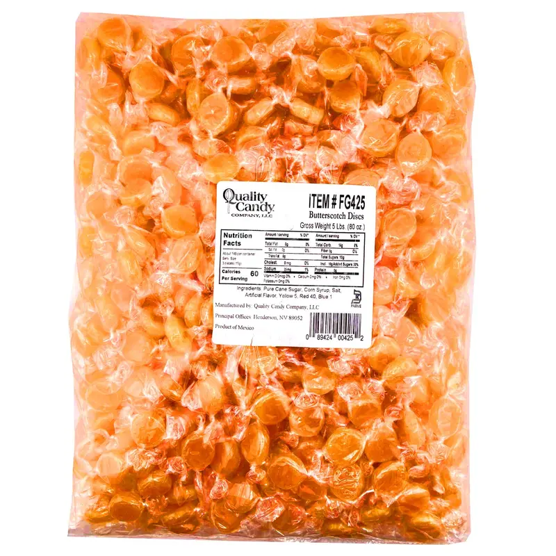 Quality Candy Butterscotch | 5lb, Bag