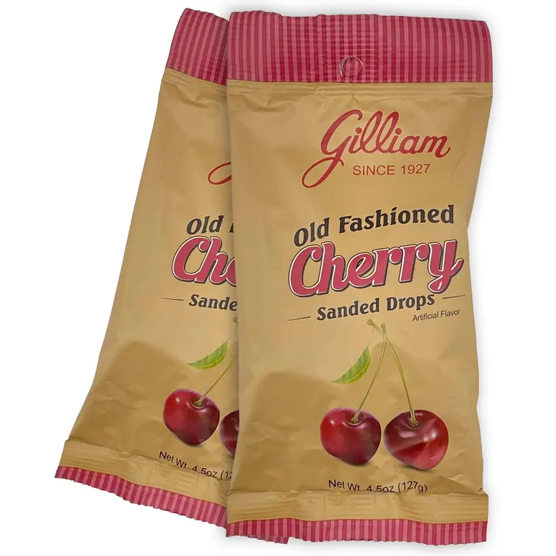 Quality Candy Gilliam Cherry Drops Bag | 4.5oz, Bag