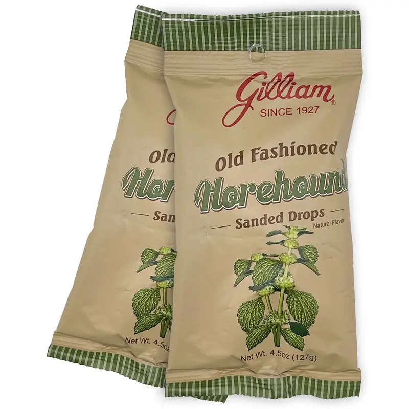 Quality Candy Gilliam Horehound Drop Bag | 4.5oz, Bag