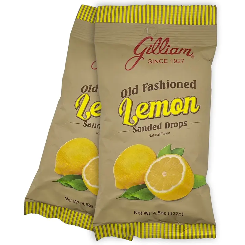 Quality Candy Gilliam Lemon Drops Bag | 4.5oz, Bag