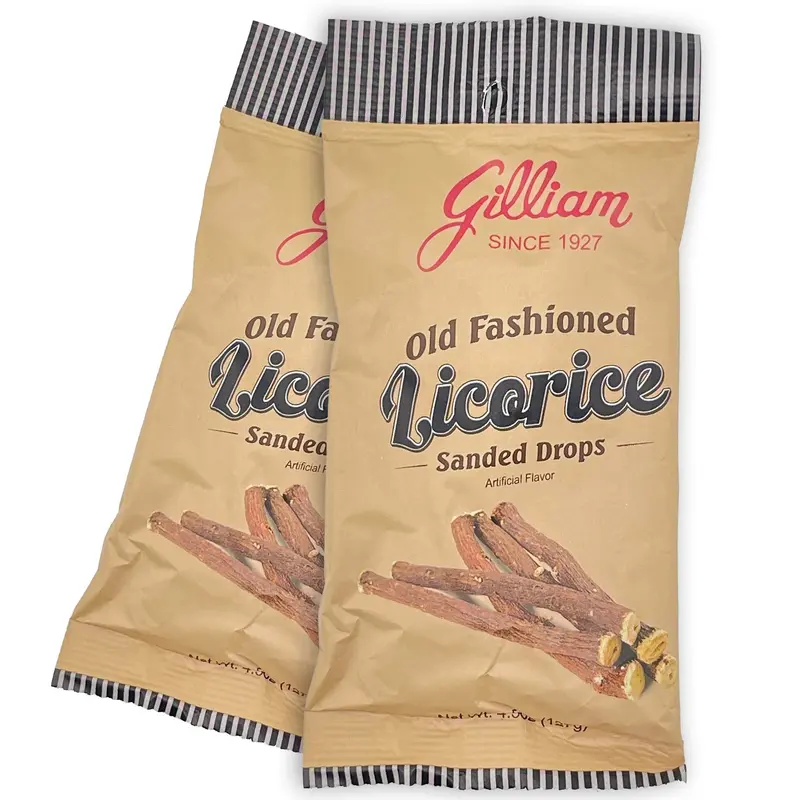 Quality Candy Gilliam Licorice Drops Bag | 4.5oz, Bag