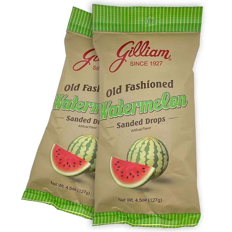 Quality Candy Gilliam Watermelon Drops Bag | 4.5oz, Bag