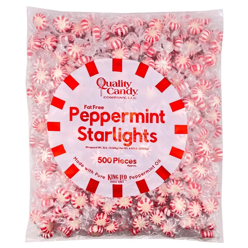 Quality Candy Starlight Peppermint | 5lb, Bag