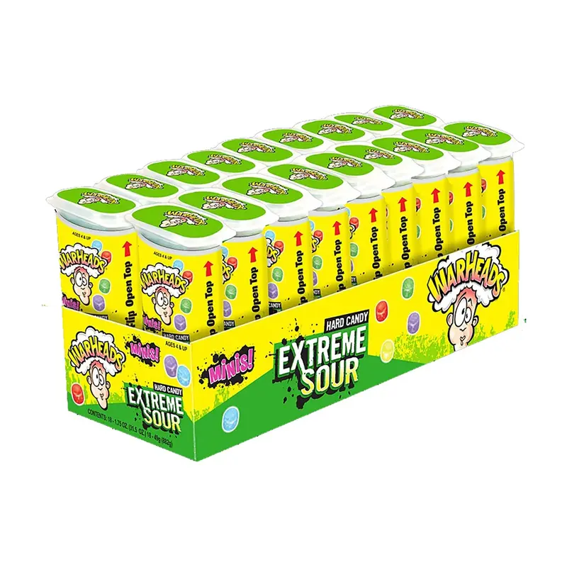 Warheads Mini Extreme Sour | 18ct, Box