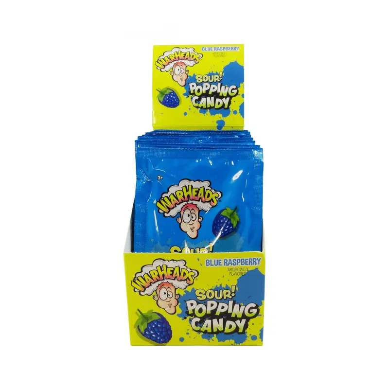 Warheads Sour Blue Raspberry | 20ct, Box