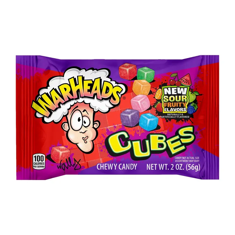 Warheads Sour Chewy Cube | 2oz, 15ct, Box