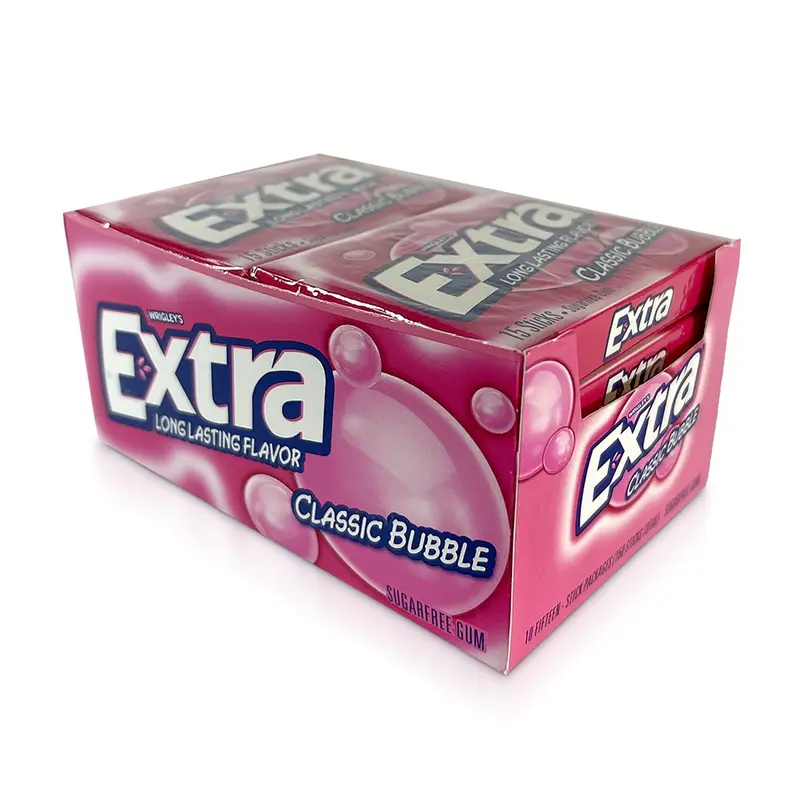 Extra Bubble Gum (15 Stick) | 10ct, Box