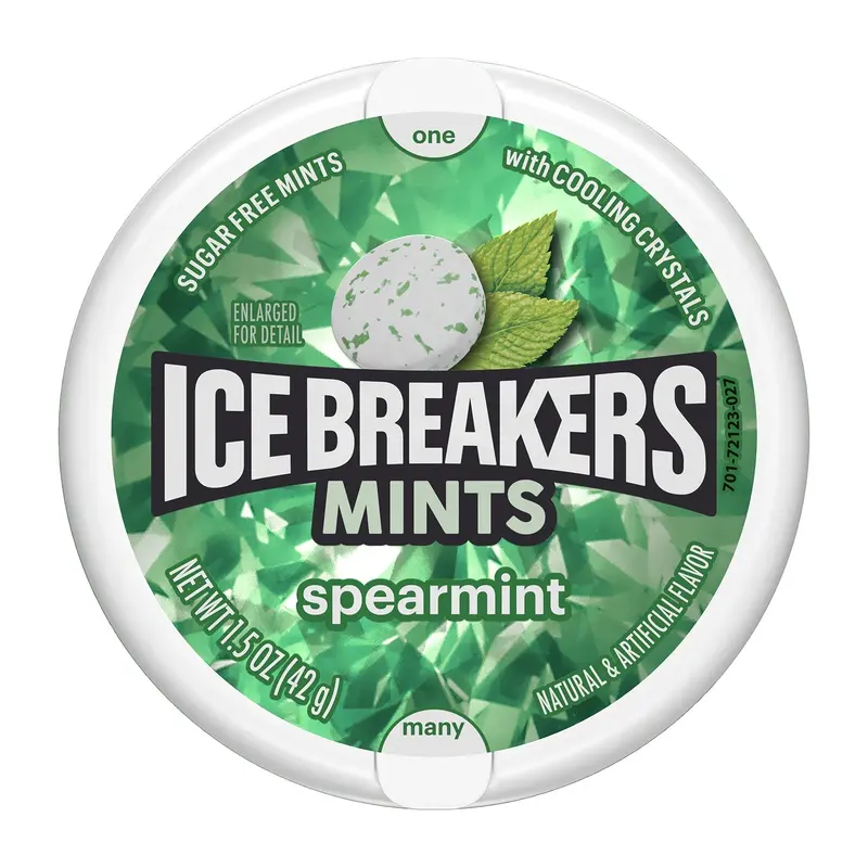 Hershey Ice Breaker Mints Spearmint | 8ct, Box
