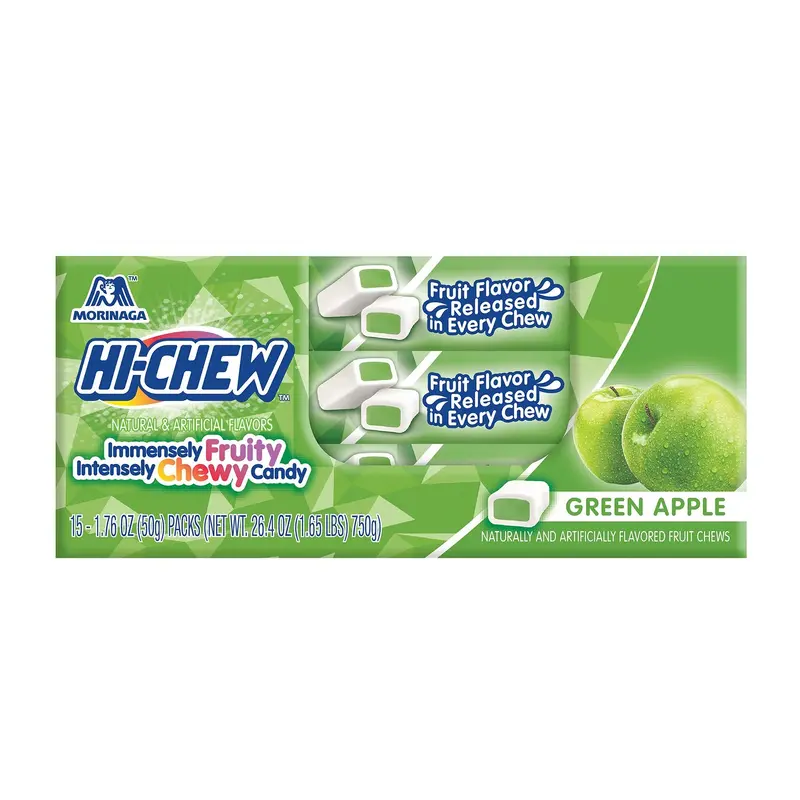 Hi-Chew Green Apple Bar | 15ct, Box