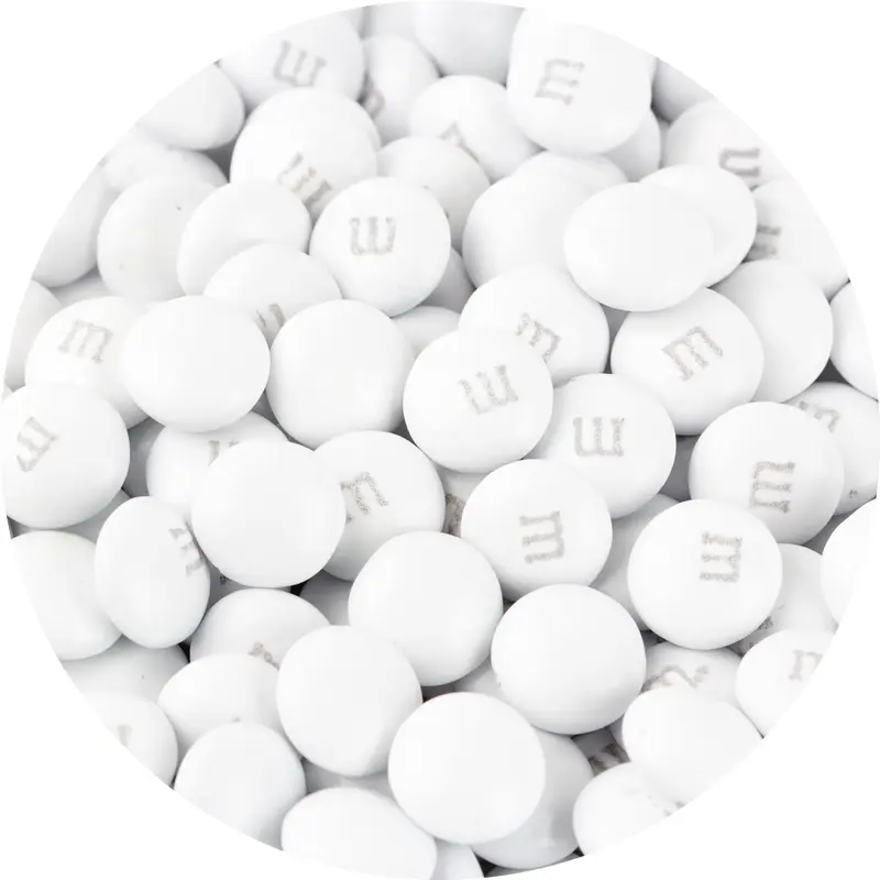 My M&M's White | 10lb, Case