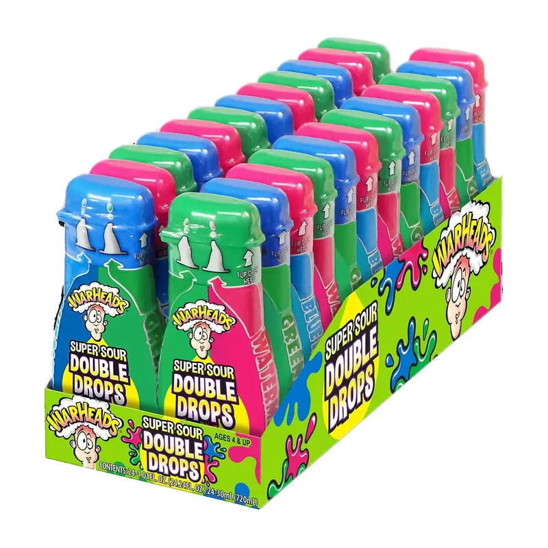 Warheads Sour Double Drop | 1oz, 24ct, Box