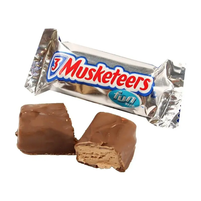 3 Musketeers Chocolate Candy Bar Fun Size | 2lb, Bag