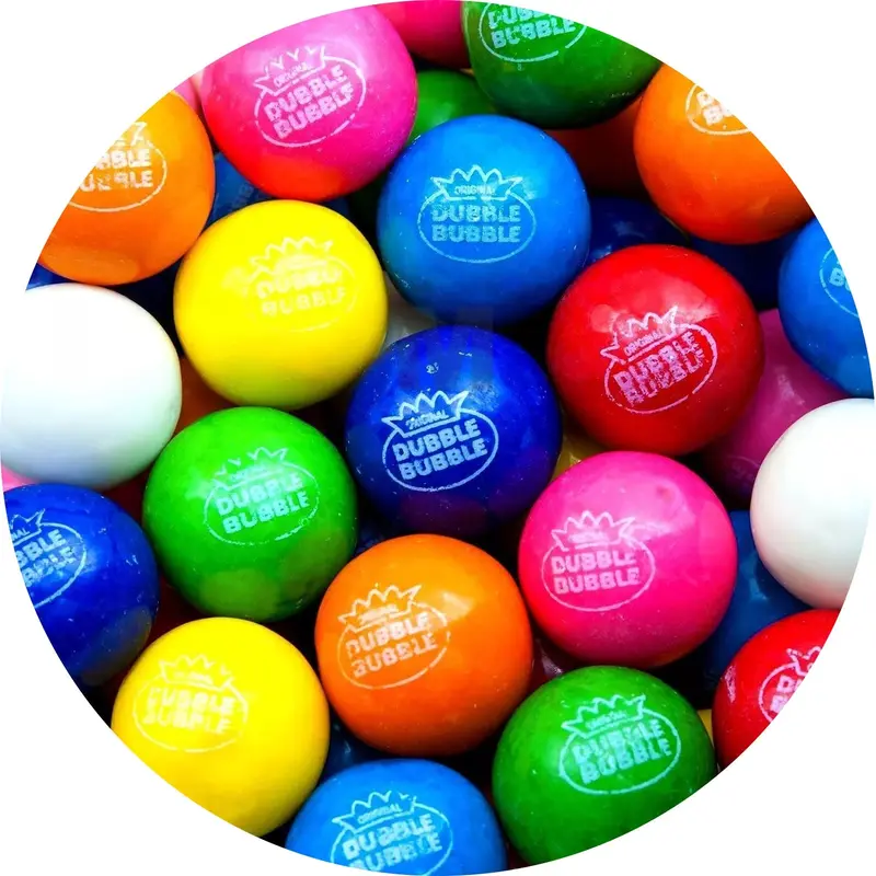 Dubble Bubble Gumball Assorted | 2lb, Bag