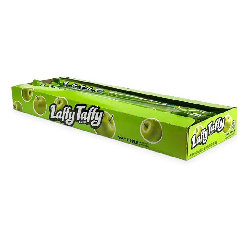 Ferrara Laffy Taffy Rope Sour Apple | 24ct, Box