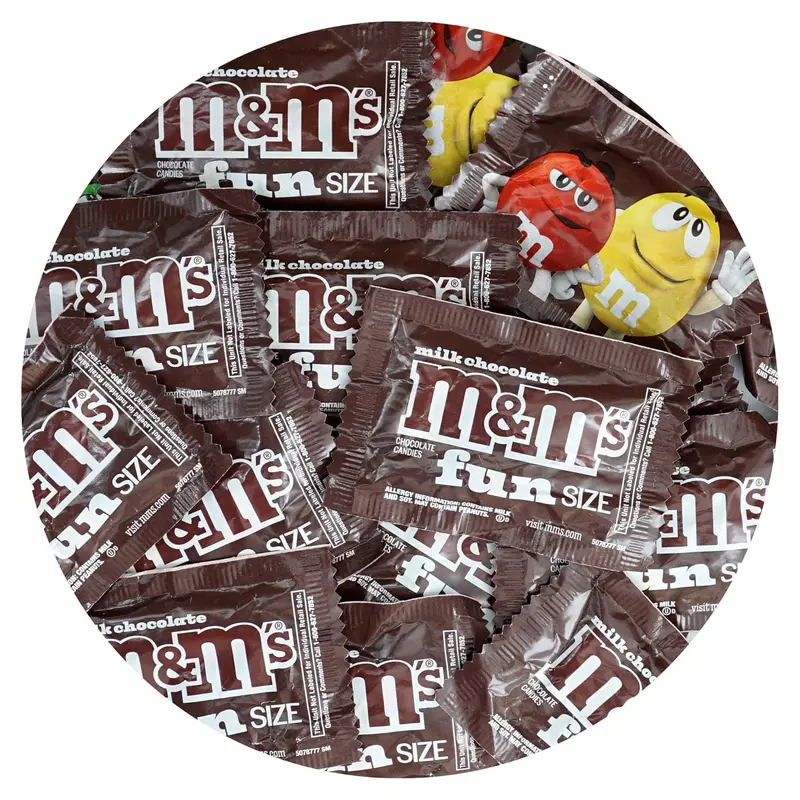 M&M's Milk Chocolate Fun Size | 2.5lb, Bag