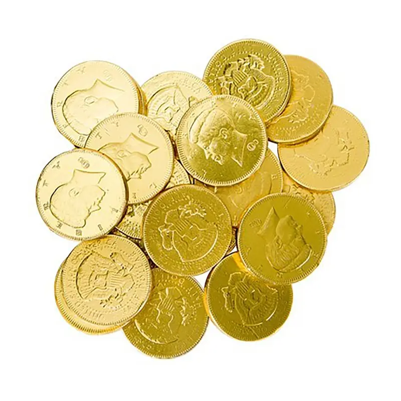 R M Palmer Gold Coins $.50 Chocolate Foil | 3lb, Bag