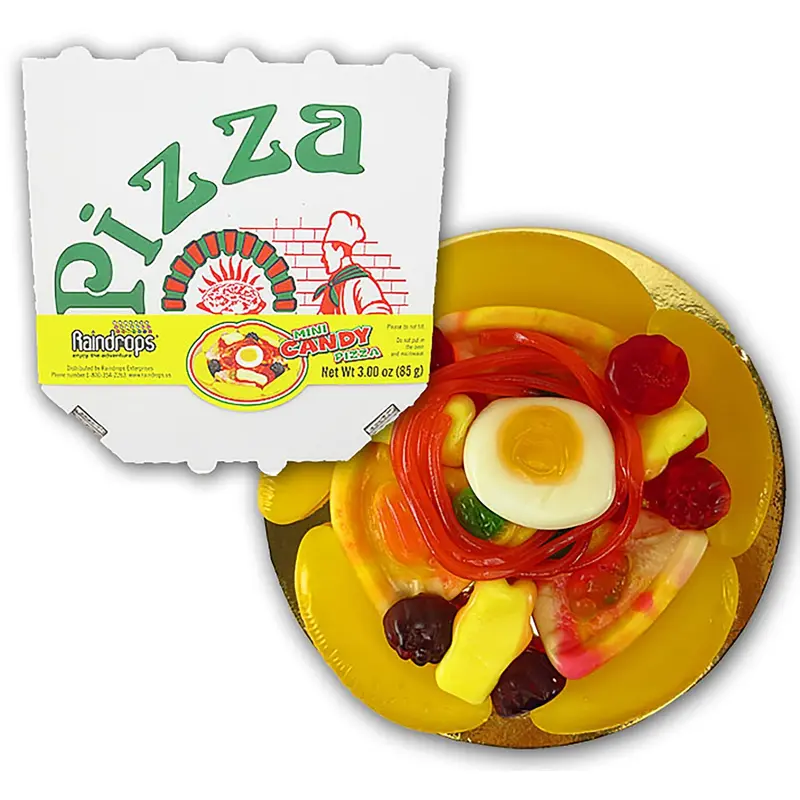 Raindrops Gummy Pizza Small | 3oz, Each