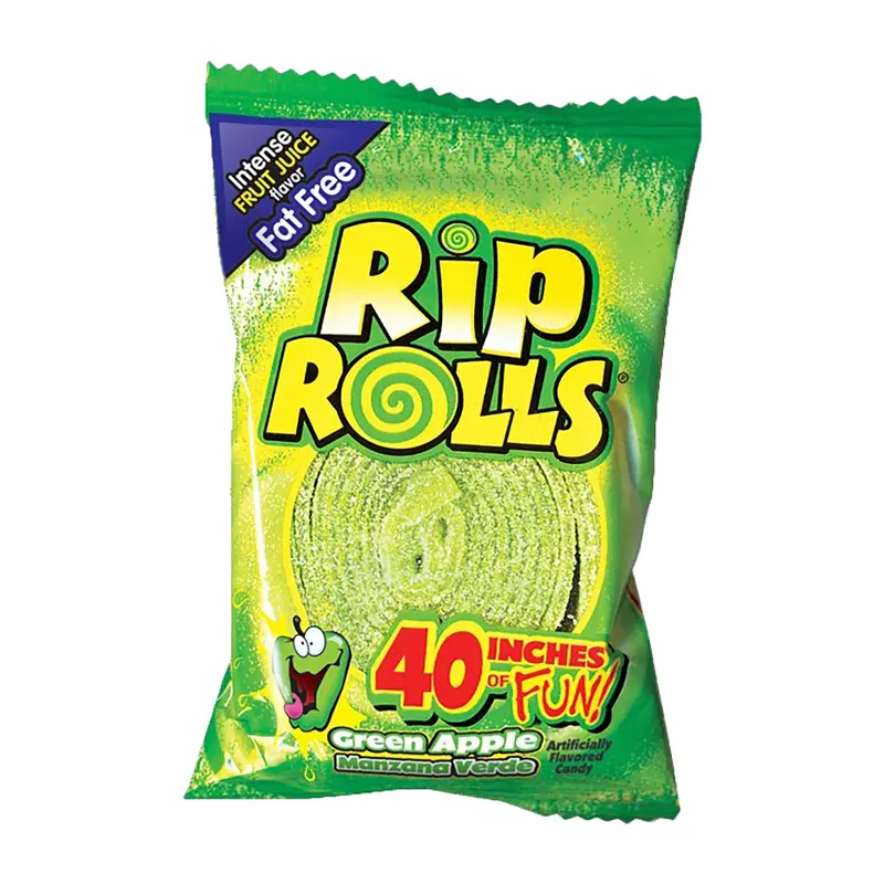 Rip Rolls Green Apple | 24ct, Box