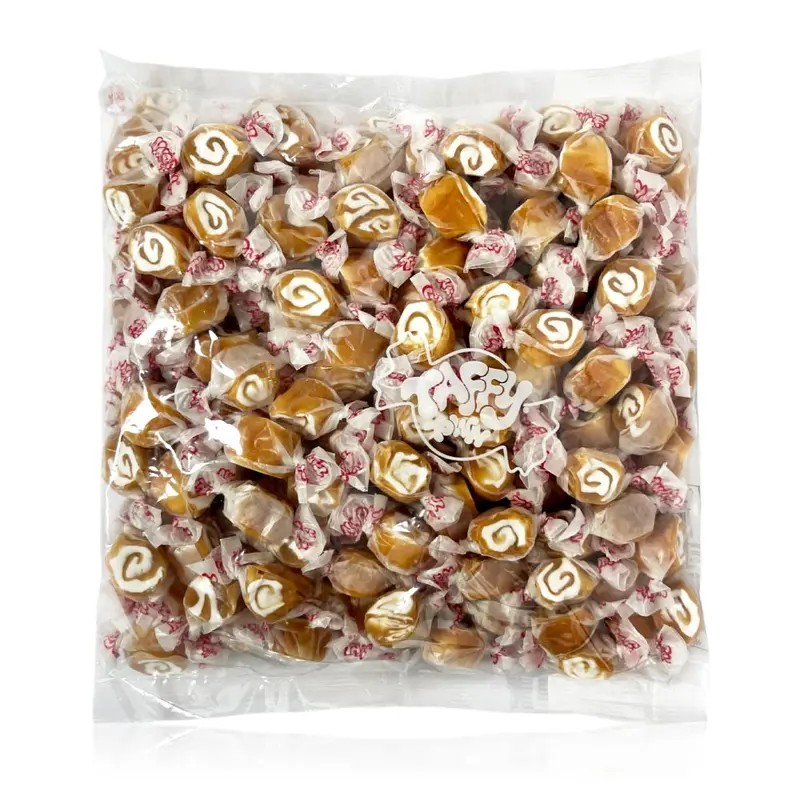 Taffy Town Salt Water Taffy Caramel Swirl | 2.5lb, Bag