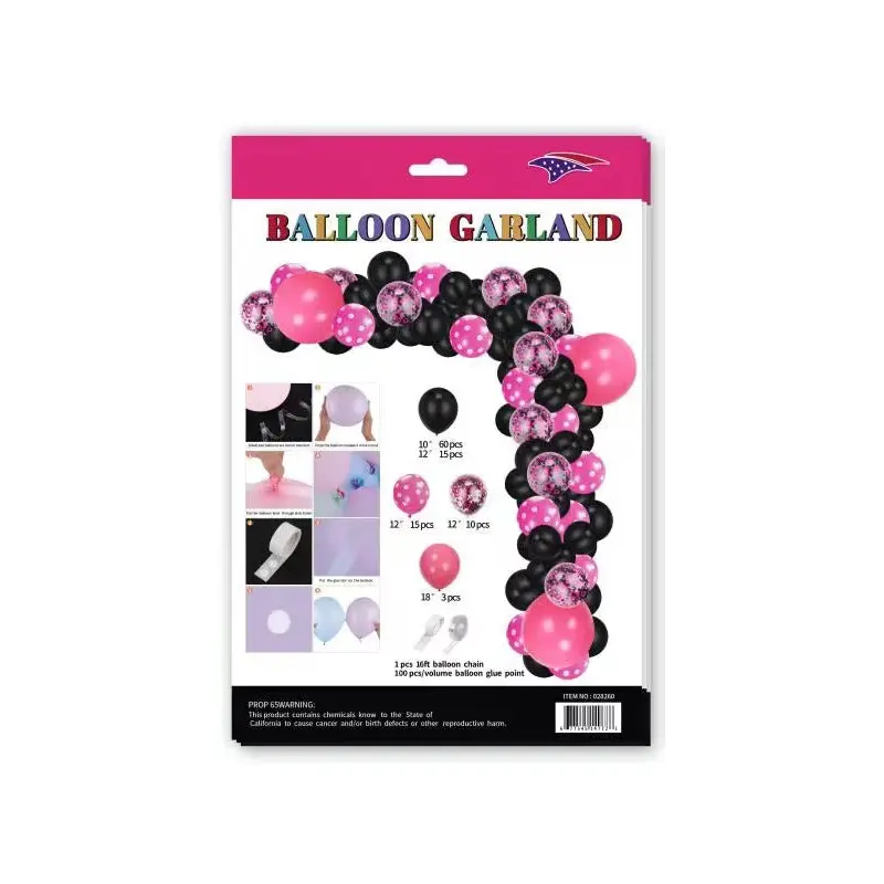 Balloon Garland It's A Girl (Minnie) 1ct
