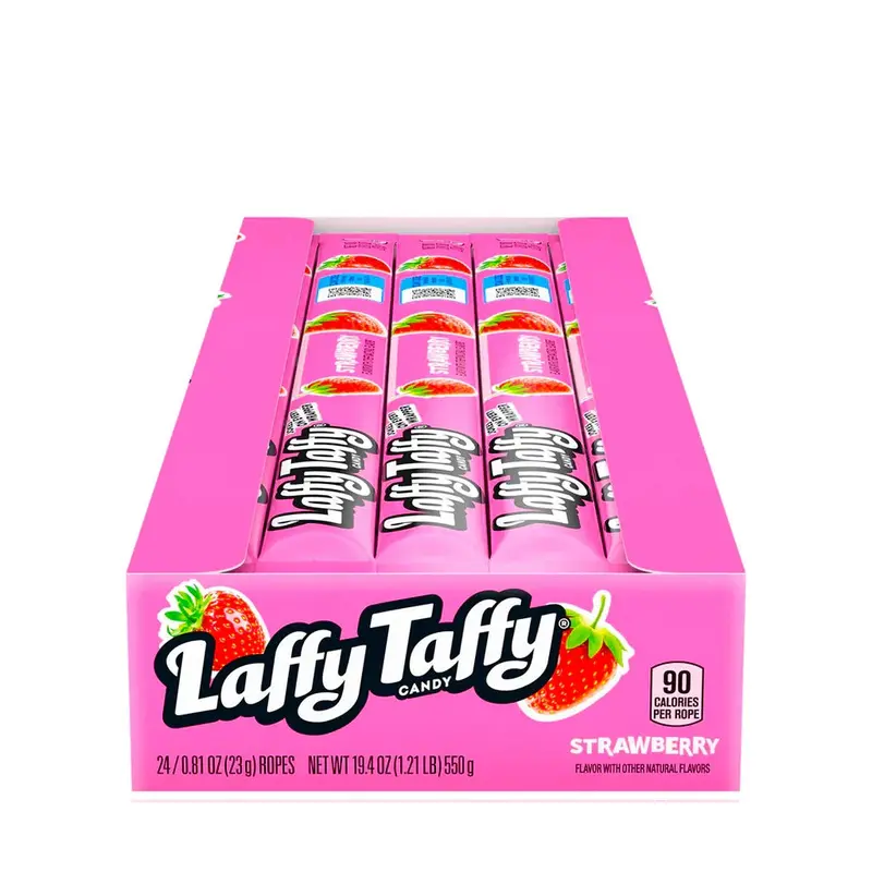 Ferrara Laffy Taffy Rope Strawberry | 24ct, Box