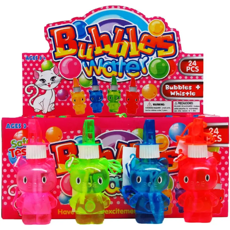 Whistle Bubbles Cat | 24ct, Box