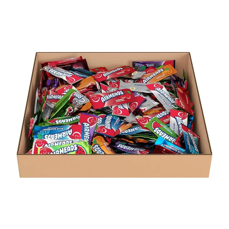Airheads Mini Bars Assorted Flavors | 25lb, Case