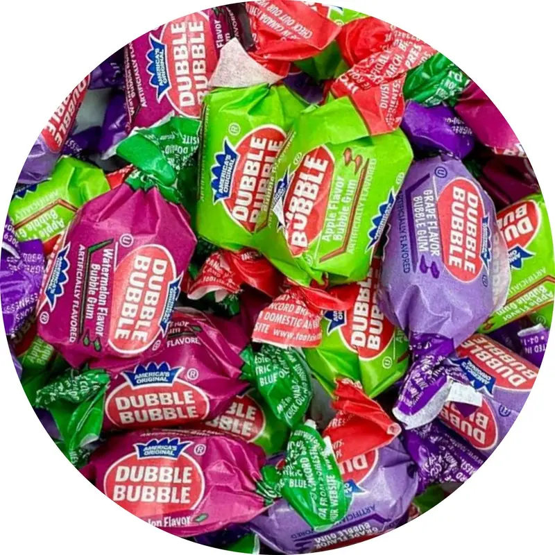 Dubble Bubble 3-Flavor Gum Assorted | 5lb, Bag