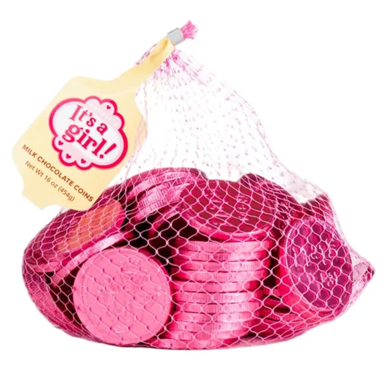 Gerrit's Chocolate Coins (1.5") It's A Girl | 1lb, Bag