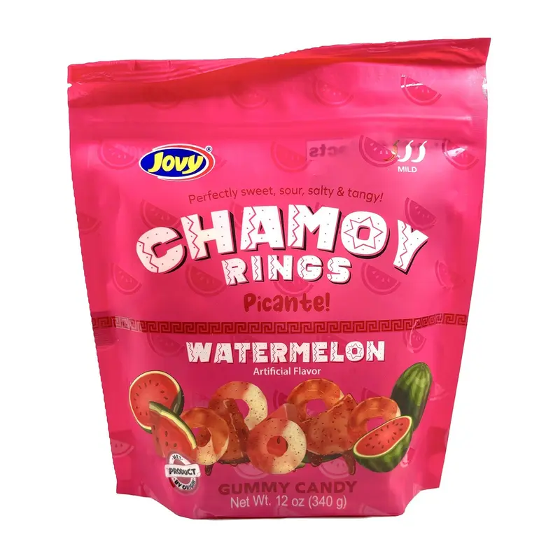 Jovy Chamoy Watermelong Rings | 12oz, Bag