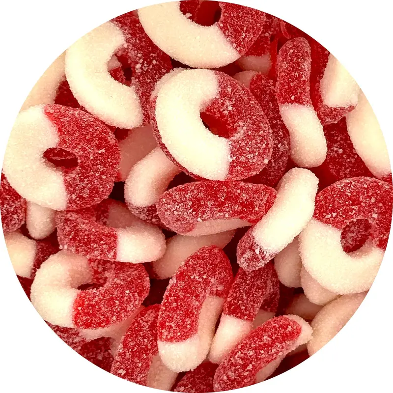 Jovy Gummy Cherry Rings | 5lb, Bag