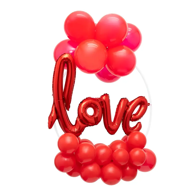 Balloon Hoop Kit - Love Red | Bag