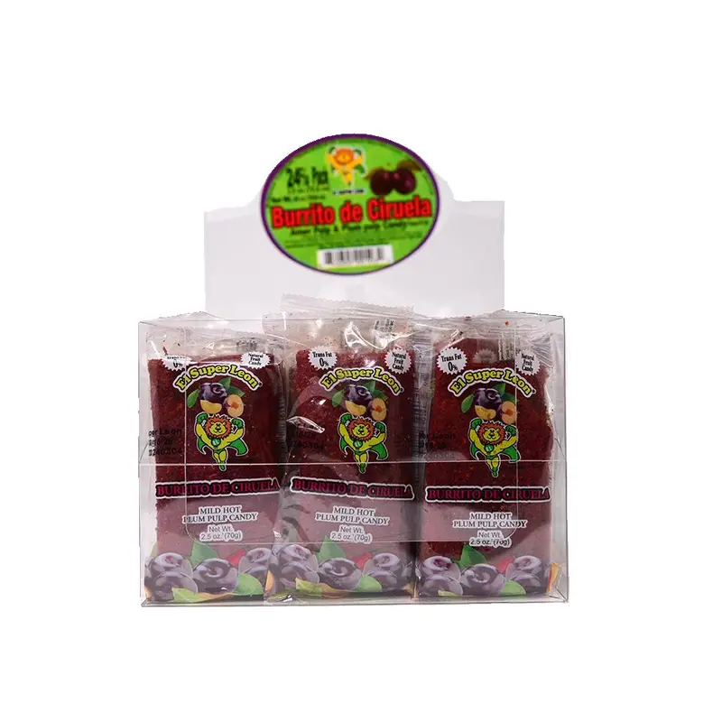 El Leon Burrito Ciruela | 24ct, Box