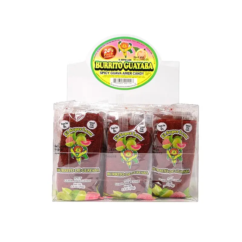 El Leon Burrito Guayaba | 24ct, Box