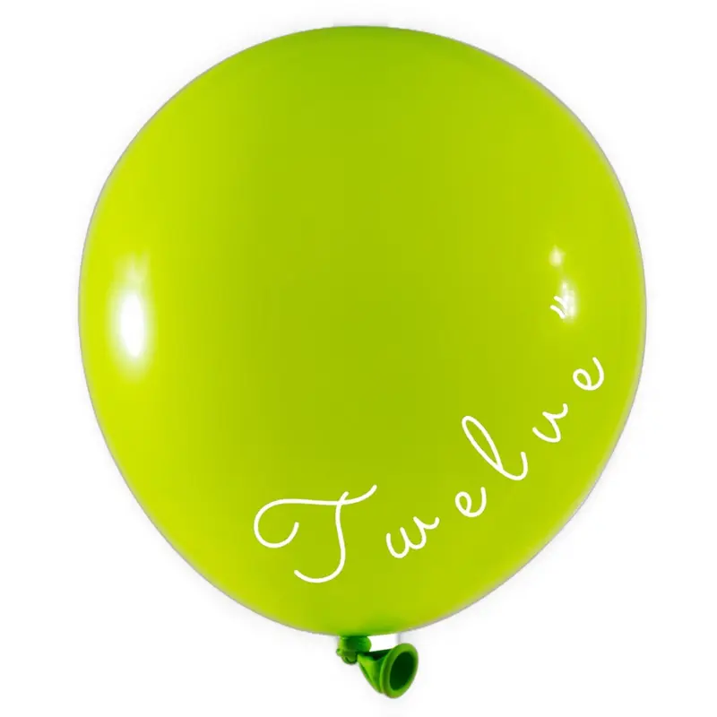 Latex Balloon 12 inch 72ct-Green