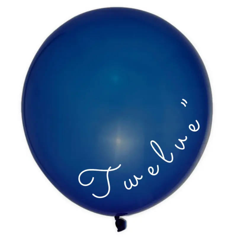 Latex Balloon 12 inch 72ct-Navy