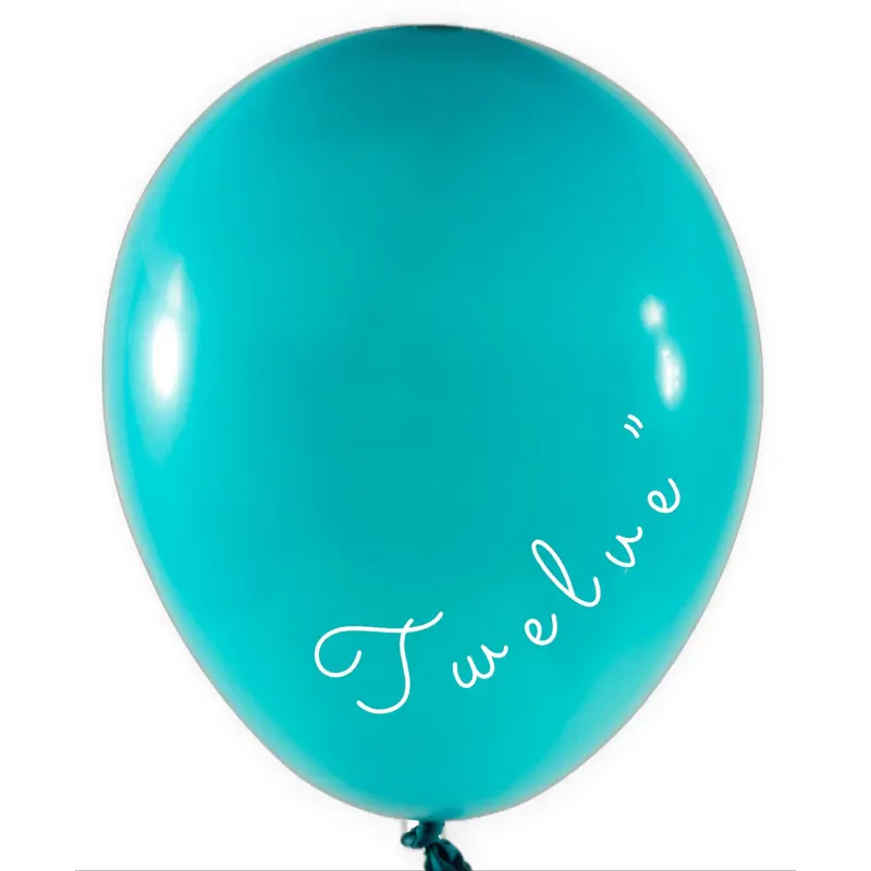Latex Balloon 12 inch 72ct-Turq
