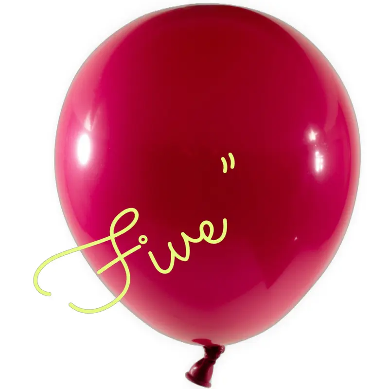 Latex Balloon 5 inch 100ct-Fuchsia