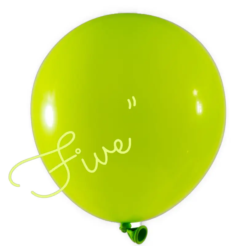 Latex Balloon 5 inch 100ct-Green