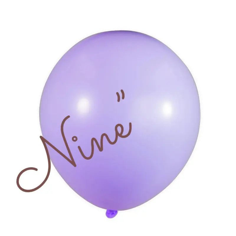 Latex Balloon 9 inch 100ct-Lavender