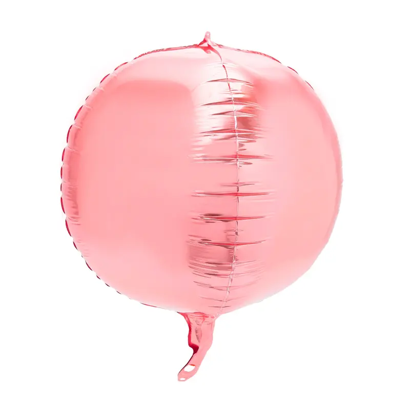 4D Sphere Mylar Balloon 16 inch-Pink