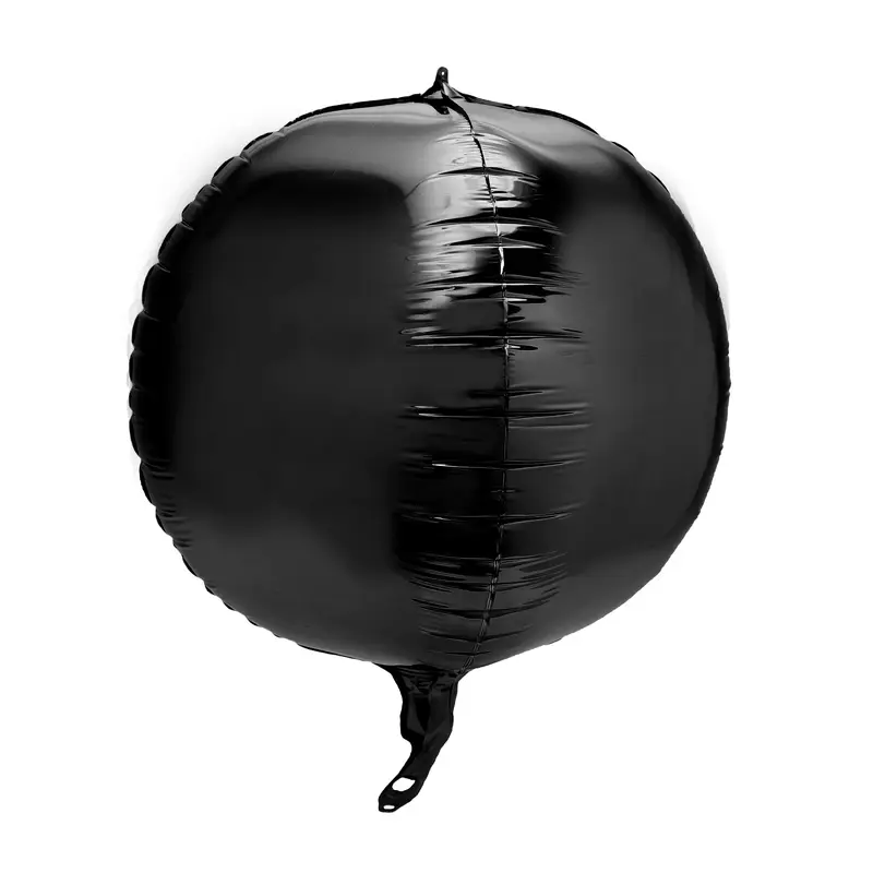 4D Sphere Mylar Balloon 24 inch-Black