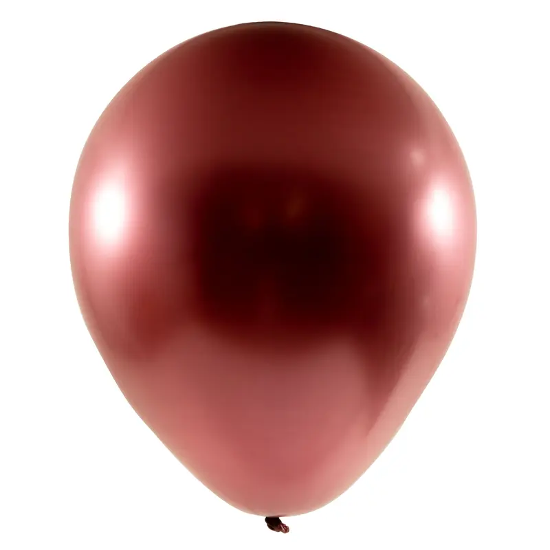 Chrome Latex Balloon 18 inch 10ct-Rose