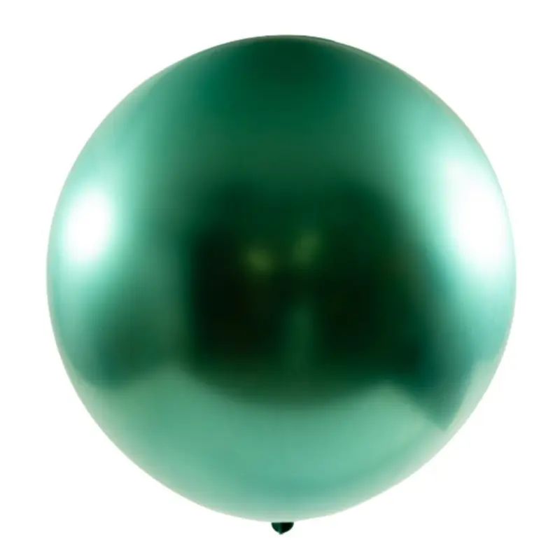 Chrome Latex Balloon 36 inch 2ct-Green