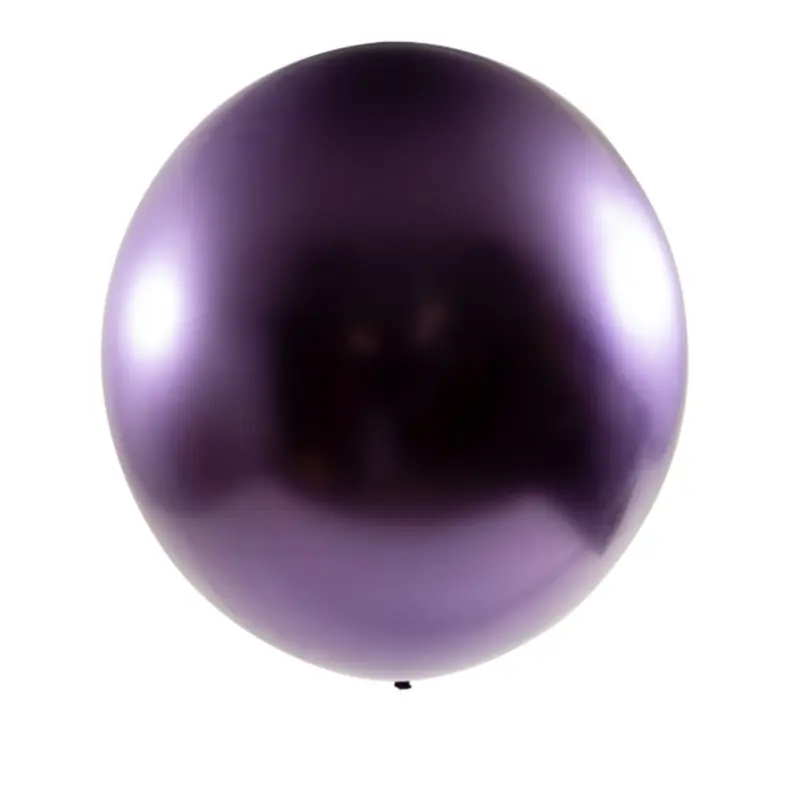 Chrome Latex Balloon 36 inch 2ct-Purple